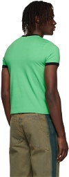 Mowalola Green Dropout T-Shirt