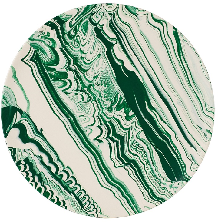 Photo: ÅBEN Green Poured Round Plate
