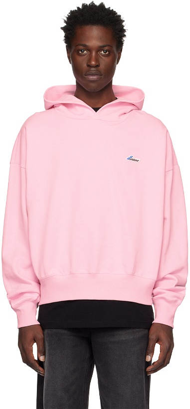 Photo: We11done Pink Embroidered Hoodie