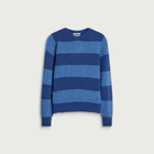 YMC Men's Suedehead Stripe Knit in Blue