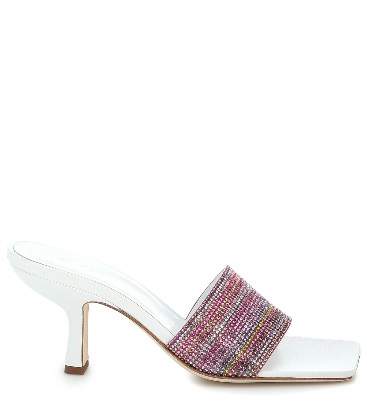 By Far Dylan embellished leather sandals By Far