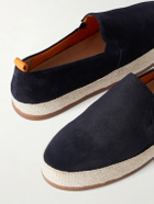 Mulo - Weekender Suede Espadrilles - Blue