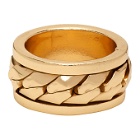 Emanuele Bicocchi Gold Chain Ring