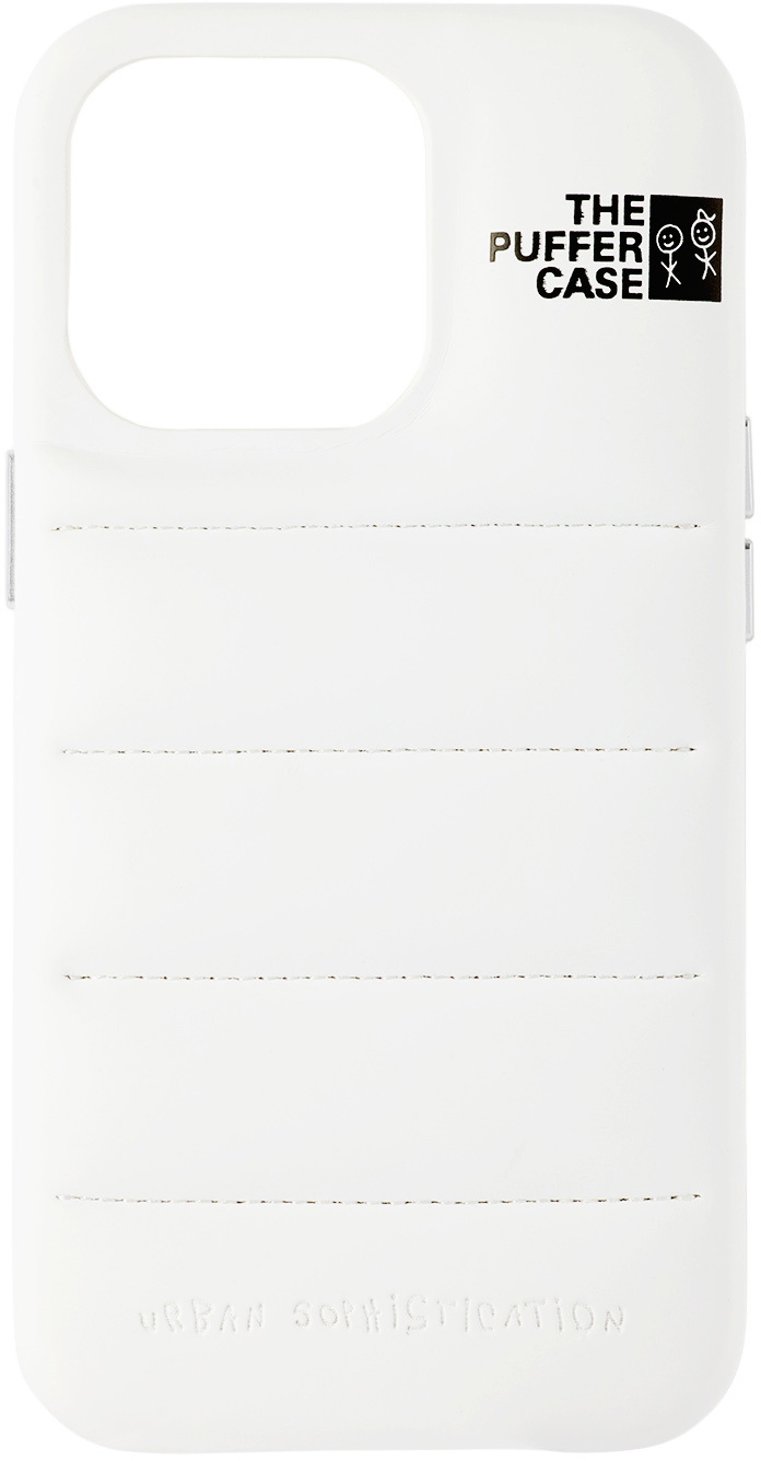 Urban Sophistication White 'The Puffer Case' iPhone 13 Pro Case