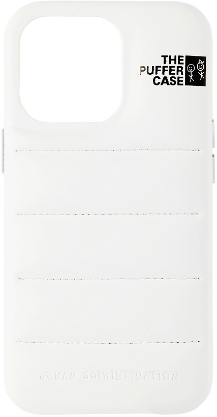 Photo: Urban Sophistication White 'The Puffer Case' iPhone 13 Pro Case