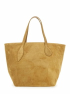 Little Liffner sprout Beige Tote Bag With Open Top In Suede Woman