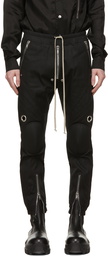 Rick Owens Black Jogger Bikers Trousers