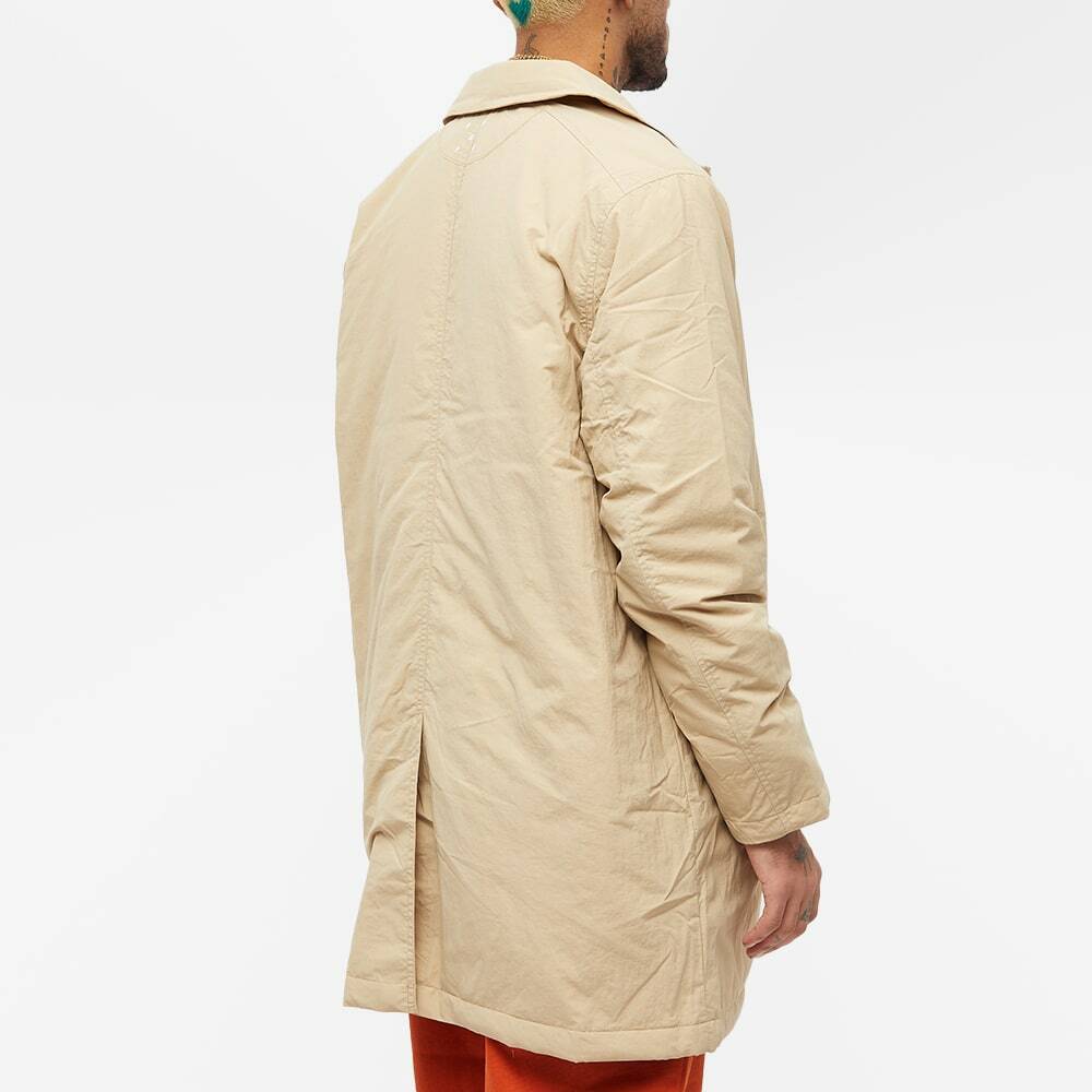 Pop Trading Company Men's Trench Coat Coach in White Pepper Pop