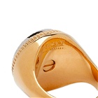 Versace Women's Medusa Head Ring in Gold