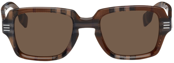 Photo: Burberry Brown Check Square Sunglasses