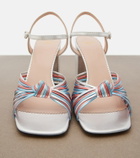 Valentino Garavani Annet metallic leather sandals