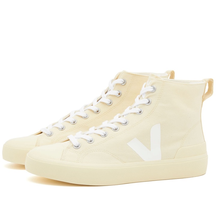 Photo: Veja Men's Wata High Top Sneakers in Butter White/Butter Sole
