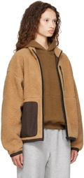 Canada Goose Beige Simcoe Zip Up Fleece Jacket