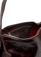 Lemaire Belted Leather Hobo bag - Dark Brown - One Size
