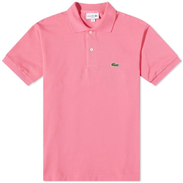 Photo: Lacoste Men's Classic L12.12 Polo Shirt in Treat Pink