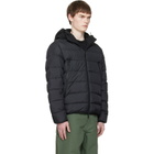 Moncler Black Vega Hooded Short Down Jacket
