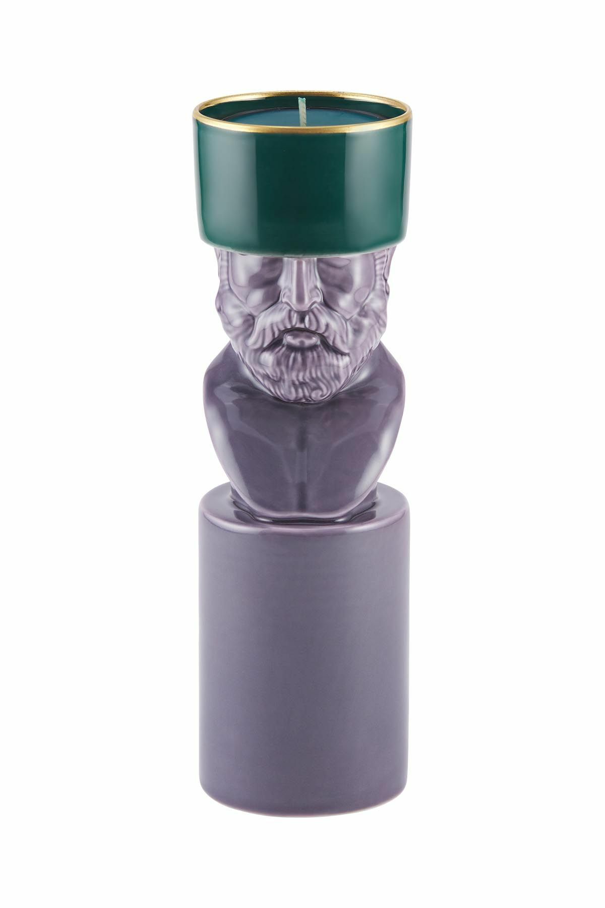 GINORI 1735 the scholar candle holder Purple