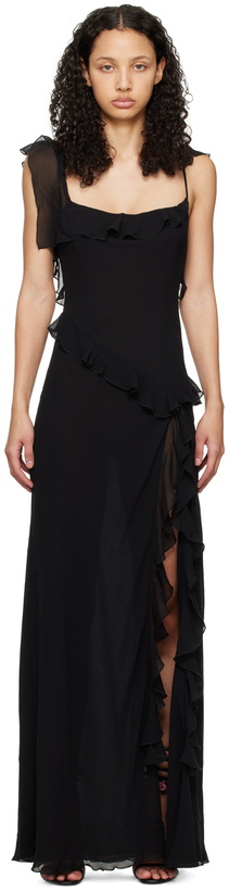 Photo: GUIZIO Black Avila Maxi Dress