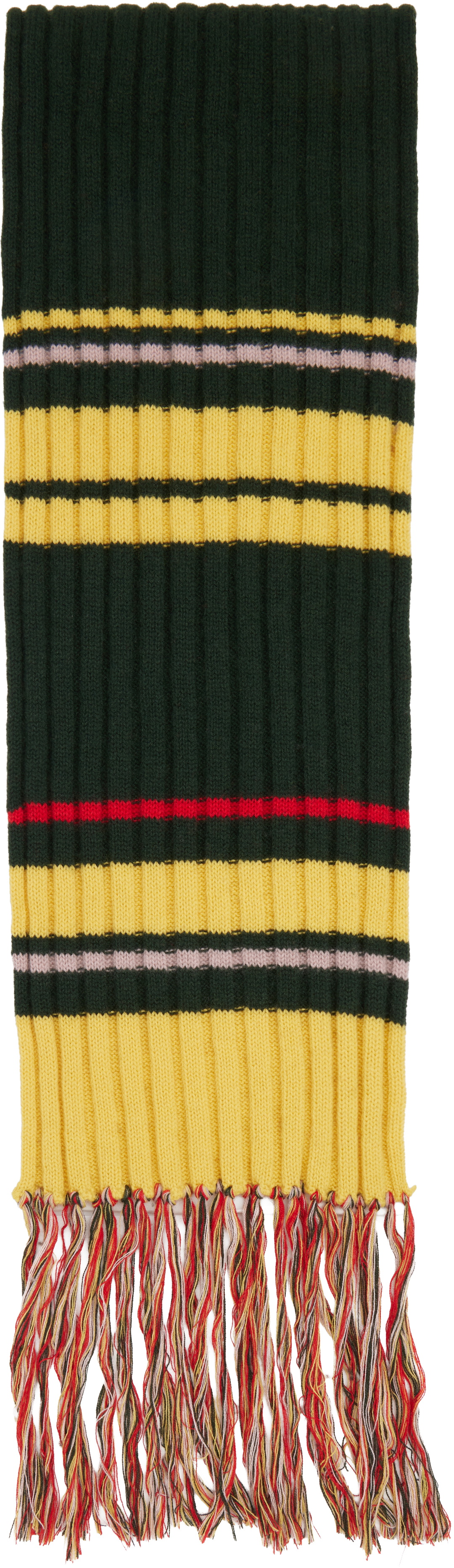 Edward Cuming Green & Yellow Potter Scarf