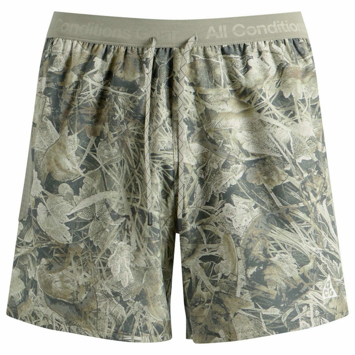 Photo: Nike Men's ACG Essential 6" Camo Short in Sequoia. Light Army/Summit White