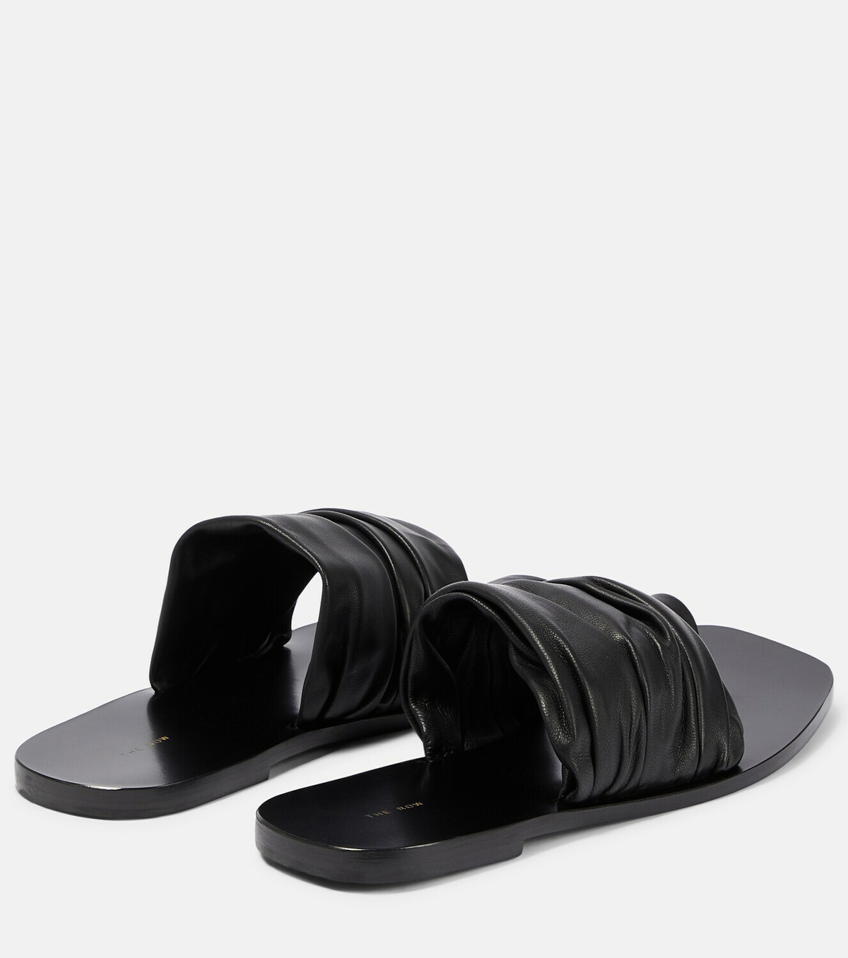 The Row Drape leather sandals The Row