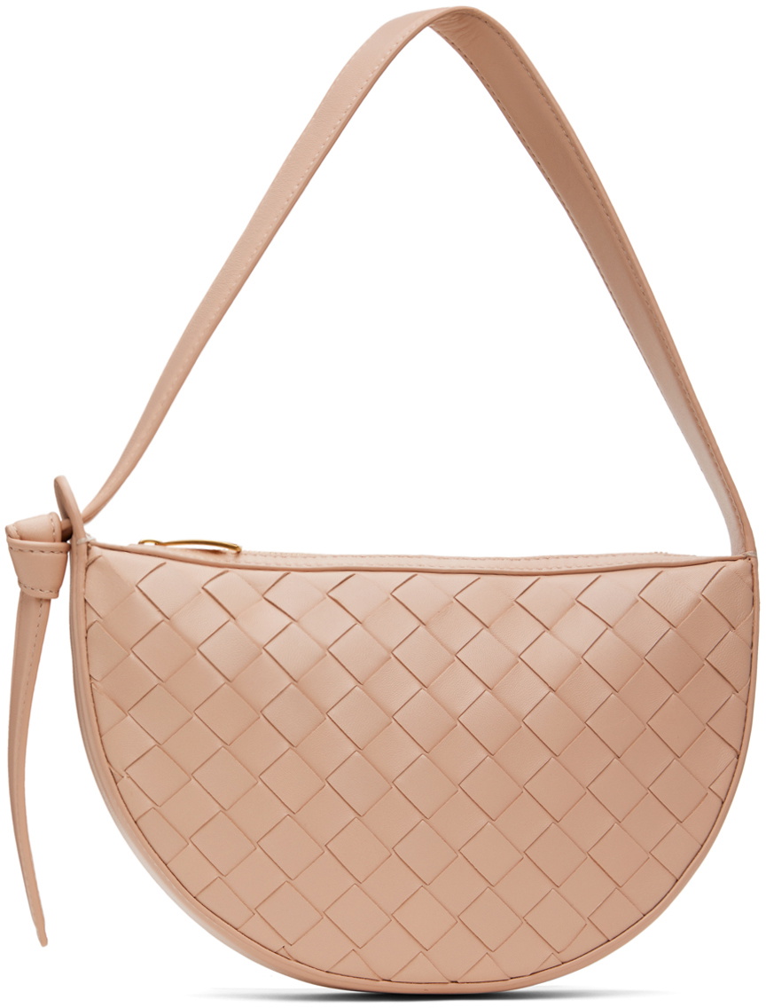 【関税込み】Bottega Veneta ピンク ミニ Sunrise バッグ Bottega Veneta Women's' Mini Sunrise Shoulder Bag in Pink