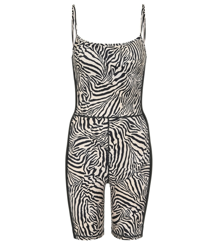 Photo: The Upside - Spin zebra-print bodysuit