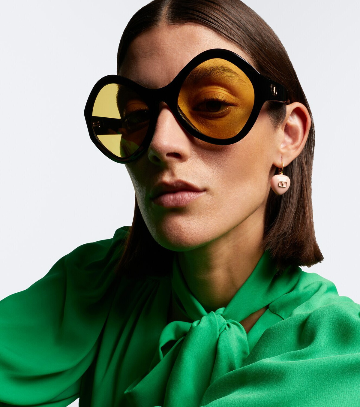 Valentino L'8 VLogo round sunglasses