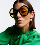 Valentino L'8 VLogo round sunglasses