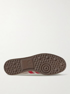 adidas Originals - Lone Star Leather-Trimmed Suede Sneakers - Brown