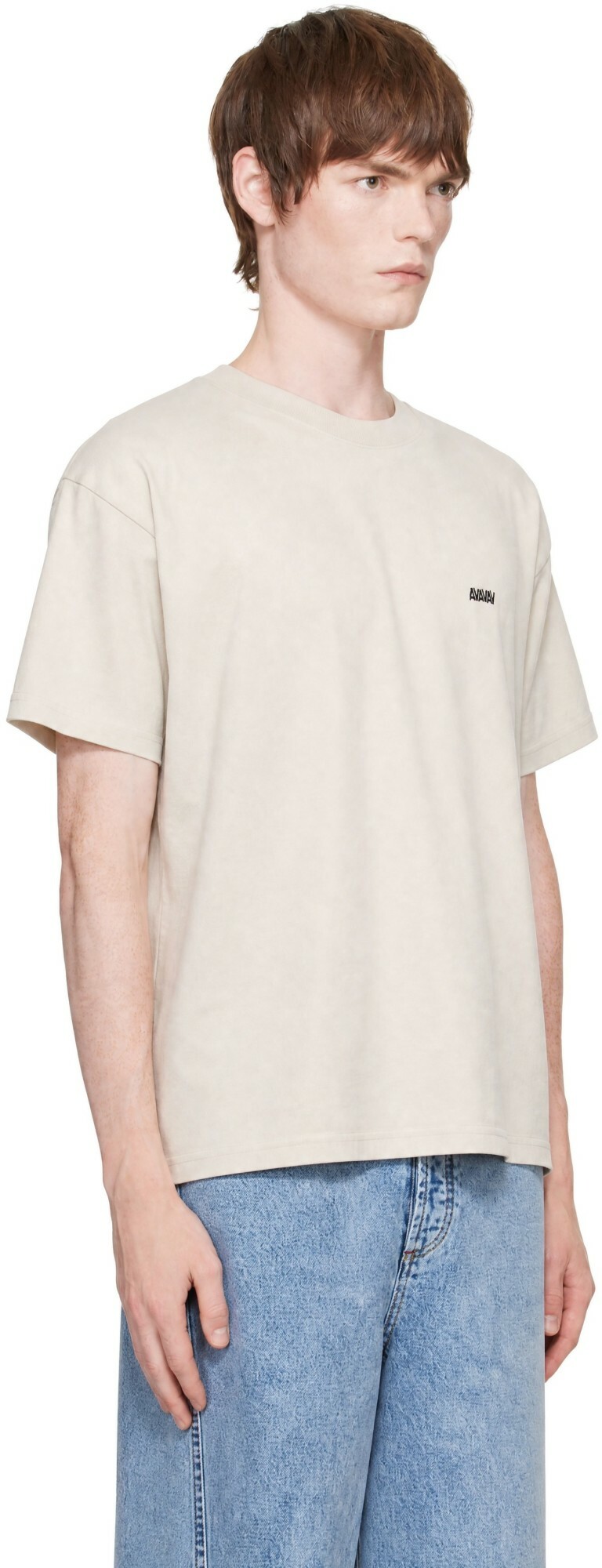 AVAVAV Off-White 'Avavav' Logo T-shirt