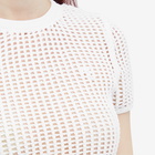 Alexander Wang Women's Logo Crop T-Shirt in White