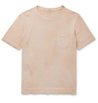 Massimo Alba - Slim-Fit Watercolour-Dyed Cotton-Jersey T-Shirt - Neutrals