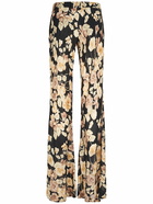 SAINT LAURENT - Soft Printed Silk Pants