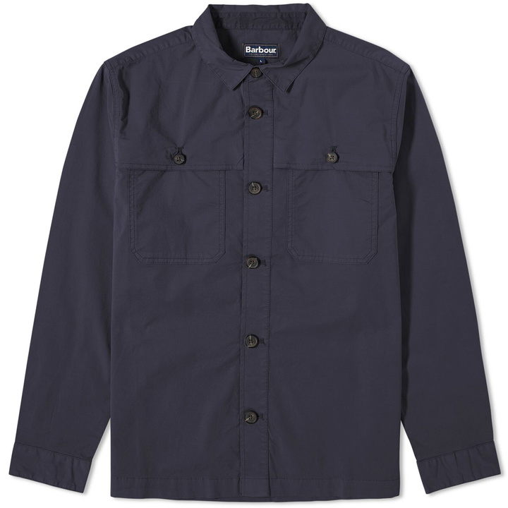 Photo: Barbour Men's Sidlaw Overshirt in Navy