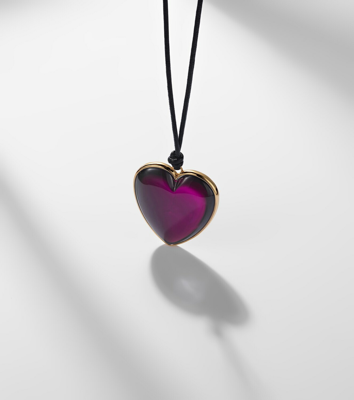 Jennifer Fisher 14kt gold-plated and leather necklace with quartz