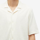 Sunspel Men's Towelling Vacation Shirt in Undyed