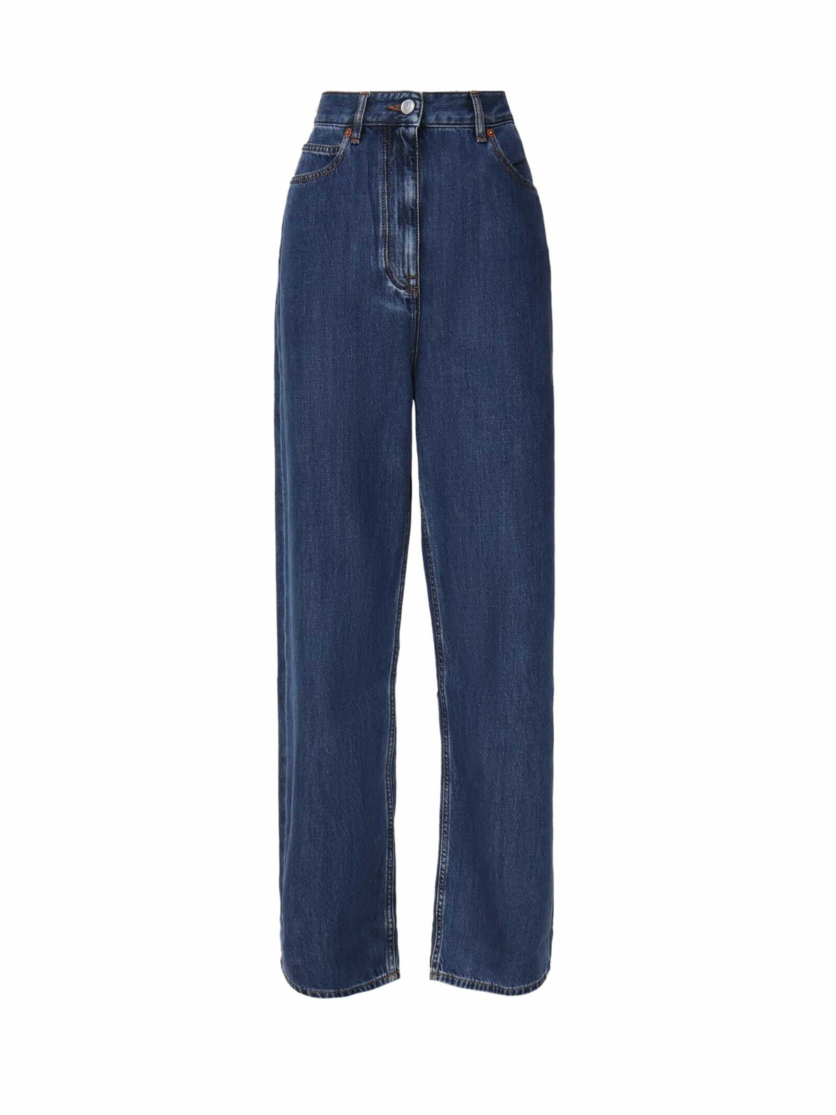 デニム・ジーパン Valentino Garavani Medium Blue High-Waisted Jeans デニム・ジーパン Valentino Garavani Medium Blue High-Waisted