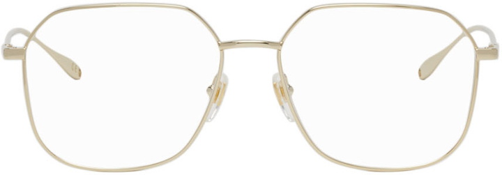 Photo: Gucci Gold Rectangular Glasses