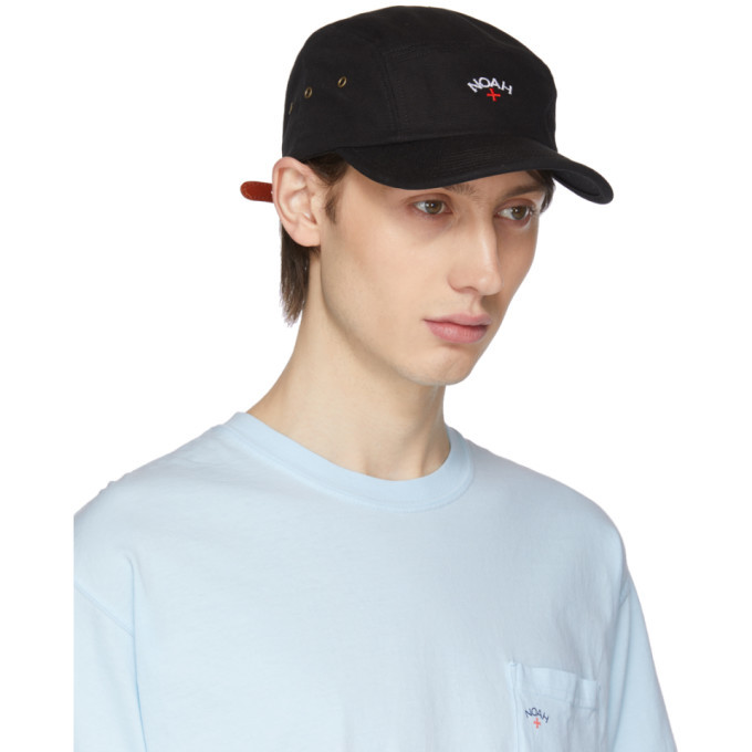 Noah NYC Black Canvas Hemingway Cap