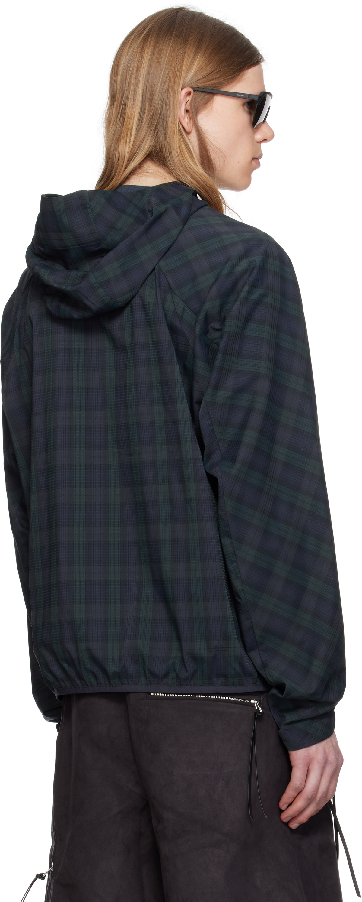 POST ARCHIVE FACTION (PAF) Navy & Green Technical Right Jacket