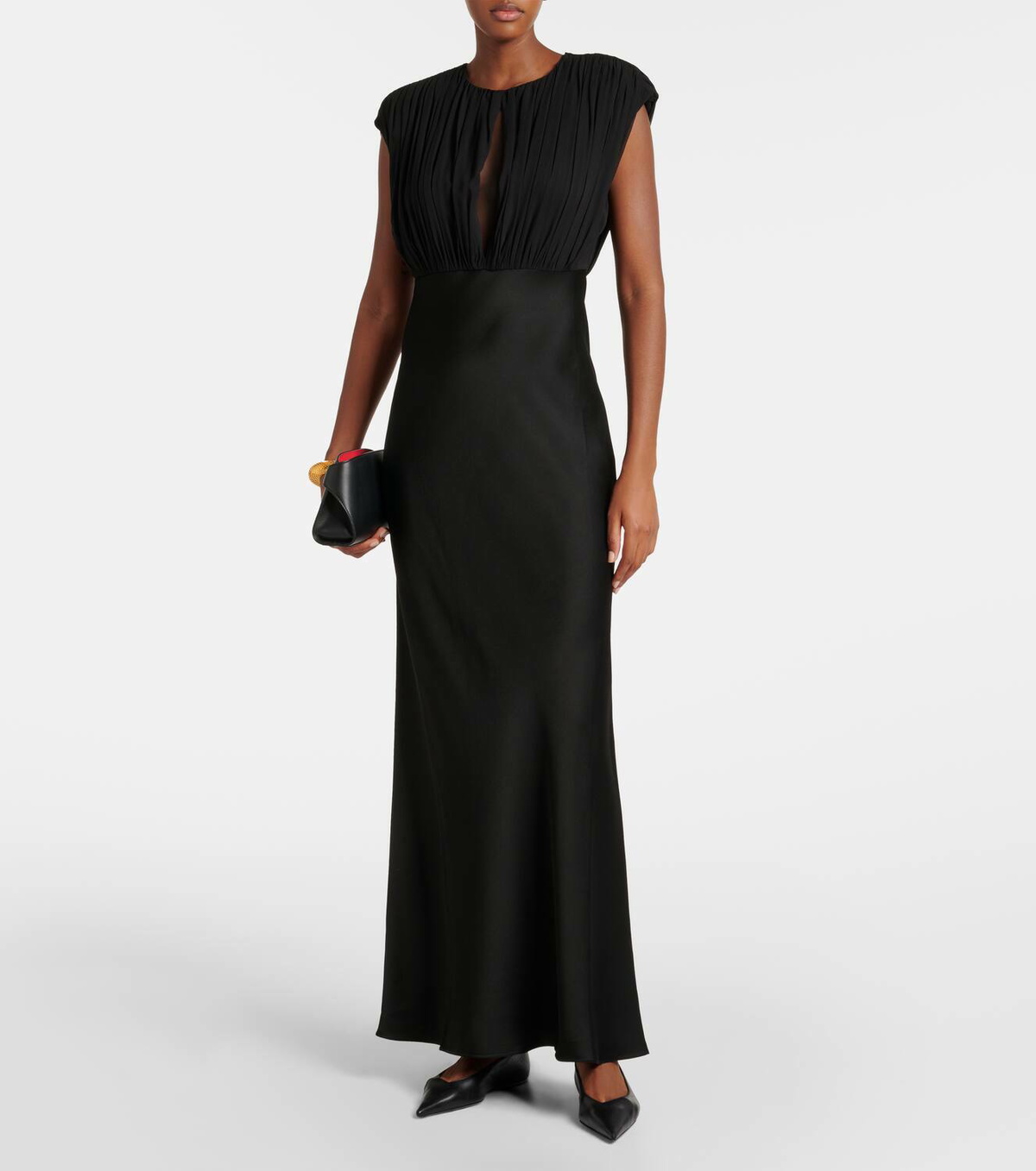 Max Mara Randers silk satin crêpe maxi dress Max Mara