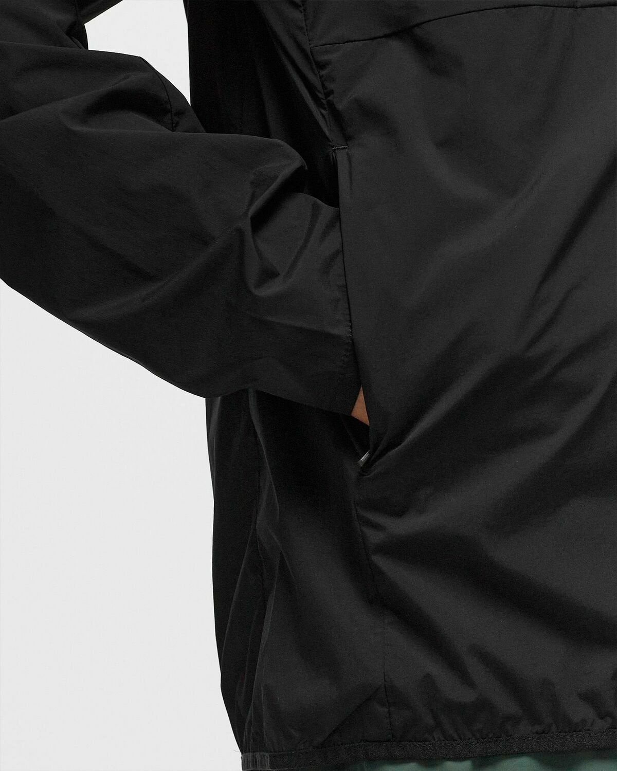 Pas Normal Studios Balance Half Zip Jacket Black Windbreaker Pas