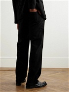 Séfr - Santana Straight-Leg Lyocell and Cotton-Blend Suit Trousers - Black