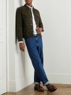 Polo Ralph Lauren - Icon Slim-Fit Suede Trucker Jacket - Green