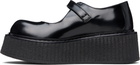 Moschino Black Olivia 1980 Loafers