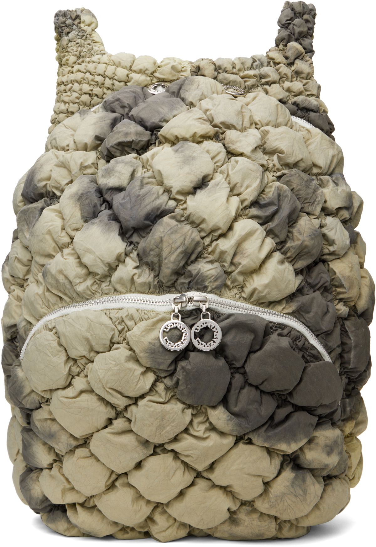 Charlie Constantinou Khaki Quilted Backpack