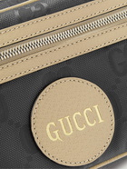 GUCCI - Off the Grid Leather-Trimmed Monogrammed ECONYL Canvas Belt Bag