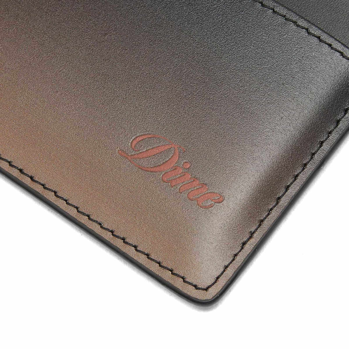 Dime Men's Cursive Gradient Cardholder in Copper 