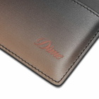Dime Men's Cursive Gradient Cardholder in Copper 